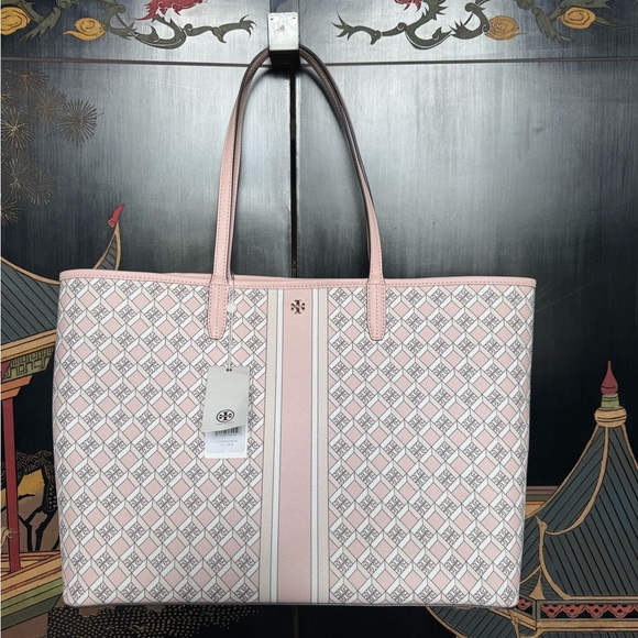 Tory Burch Pink Tote Bag Chic and Spacious - Picture 6 of 7
